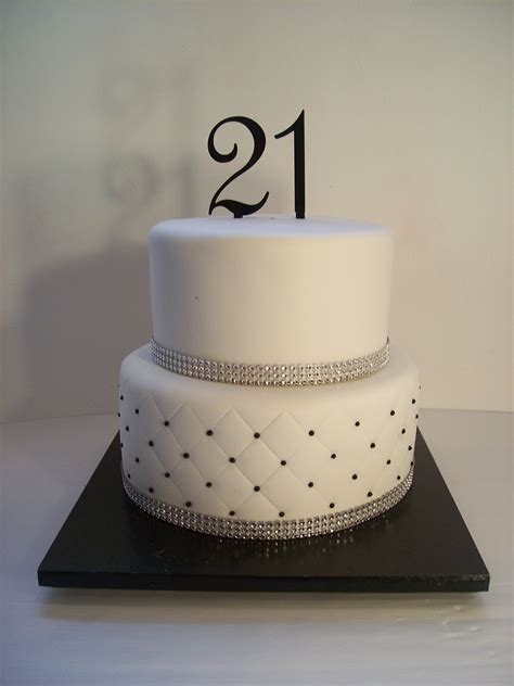 Quilted 21st Cake 349 • Temptation Cakes Temptation Cakes