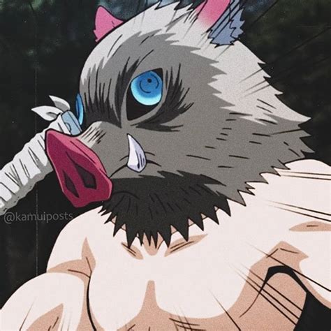 ঔৣ ۝☬『𝐈𝐍𝐎𝐒𝐔𝐊𝐄』☬۝ঔৣ | Inosuke hashibira, Anime, Inosuke demon slayer