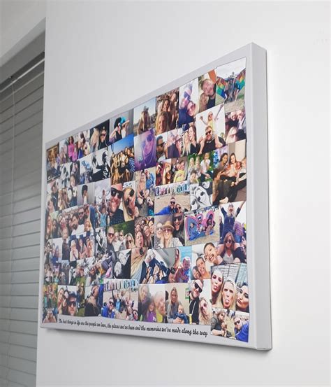 Photo Collage Canvas Print Custom Designed Very Large Etsy Uk