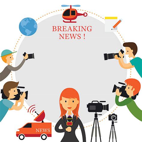Royalty Free Tv Reporter Clip Art Vector Images