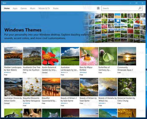 How To Install Themes From Store In Windows 10