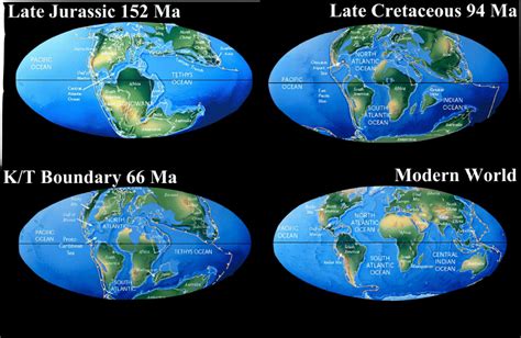2 Changes In Land Mass And Ocean Distribution Since The Rise Of