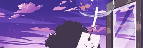 Purple Anime Aesthetic Header - Gambar Wallpaper Keren