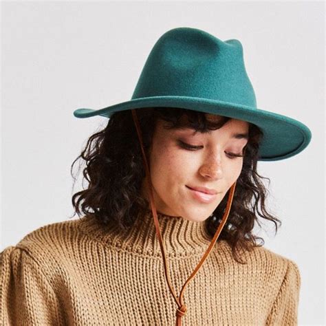Brixton Hats Field Wool Felt Wide Brim Fedora Hat All Fedoras