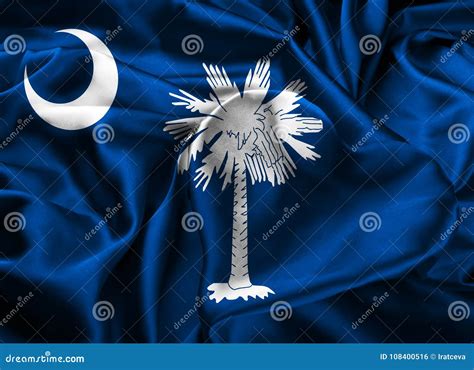 State Flag Of South Carolina Stock Illustration Illustration Of