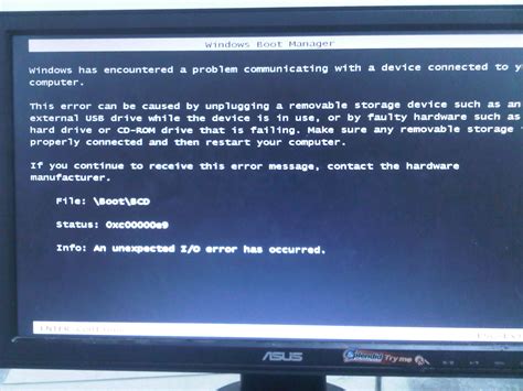 Windows Boot Manager Error Super User