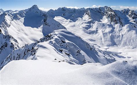 Wallpaper Zischgeles Stubai Alps Tyrol Austria Thick