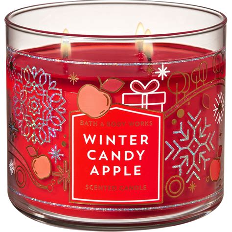 Bath And Body Works Winter Candy Apple Candle Home Fragrances Beauty