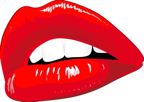 Red Lips Png Clip Art Red Lips Art Png Transparent Png Full Size