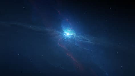 Download 5120x2880 Blue Nebula Light Galaxy Stars Sci