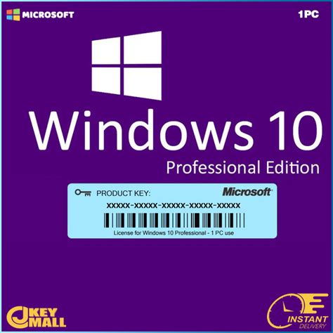 Microsoft Windows 10 Pro Genuine License Key Cjkeymall