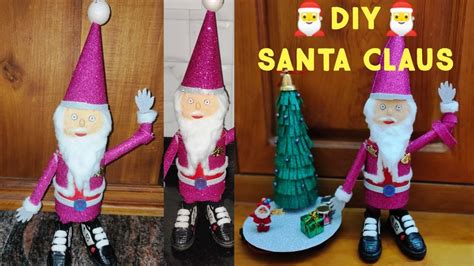 Diy Santa Claushow To Make Santa Claus From Bottle At Homechristmas