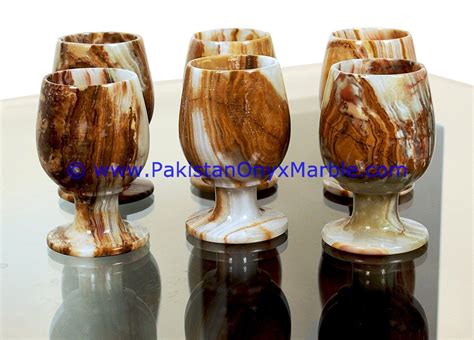 Sherry Glasses Shot Glass Set Mason Jar Wine Glass Stone Decor Onyx