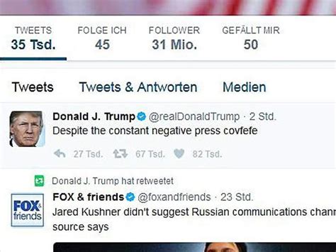 Was Bedeutet Covfefe Trump Löscht Missglückten Tweet