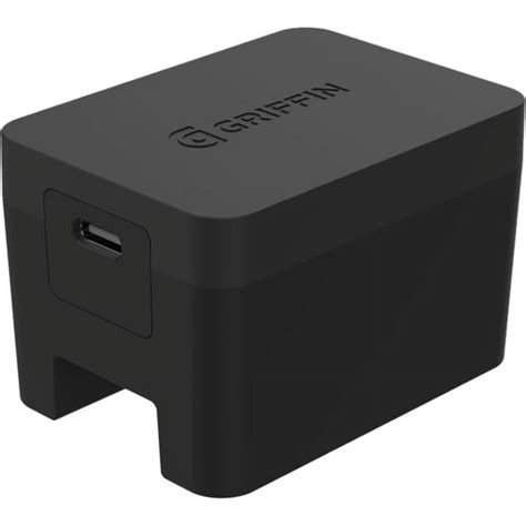 Griffin PowerBlock Premium USB C PD 45W Wall Charger Black North