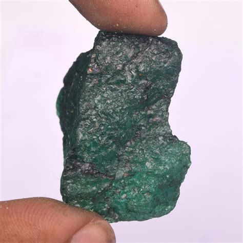 35 X 29 X 21 Natural Rough Emerald Loose Gemstone Minerals Etsy