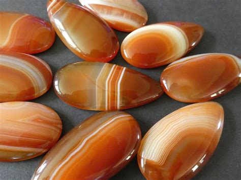 49x24mm Natural Agate Cabochon Dyed Teardrop Shape Polished Gem