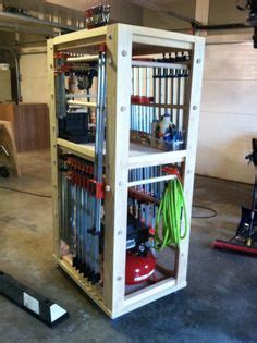 Pipe clamps are heavy and cumbersome, which makes them difficult to store, but in a couple hours you can build this simple rack that will keep your clamps off the floor and within easy reach. Clamps Storage on Pinterest | Woodworking Plans, Woodworking Shop and Woodworking