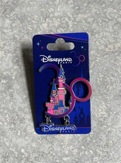 Disney Dlp Dlrp Disneyland Paris 30th Anniversary Castle Pin Retired