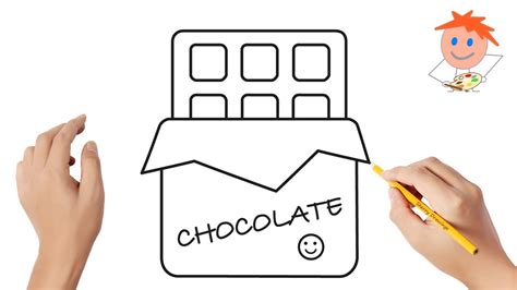 how to draw a chocolate easy drawings youtube