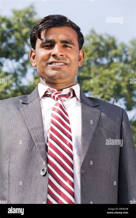 1 Indian Businessman Standing Stock Photo Alamy