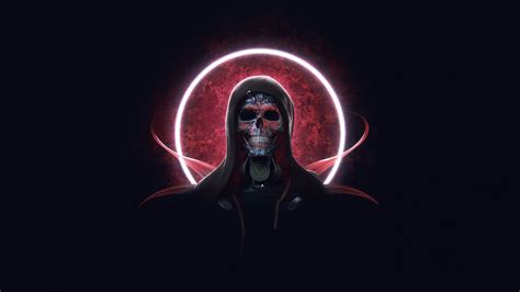 Free Download 2560x1440 Creepy Cyborg Skull 1440p Resolution