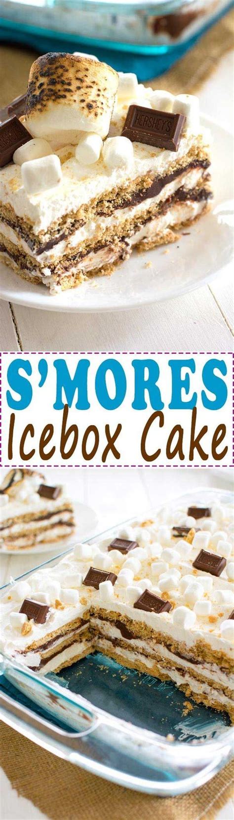 Smores Icebox Cake Dessert Recipes Easy Cold Desserts Icebox Cake