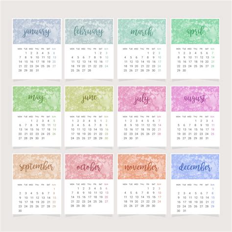 Printable Calendar Templates Printable Blank Calendar Templates Wiki