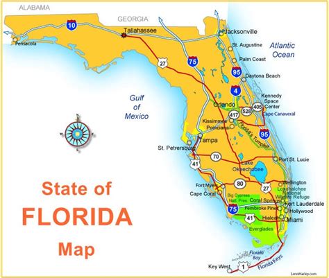 Mapa Da Florida Mapa