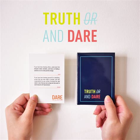 Customized Truth Or Dare Card