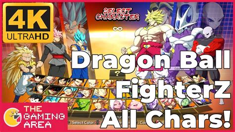 So how do all of those characters stack up to each other? Dragon Ball FighterZ - All Characters (DLC Included) in 4K ...