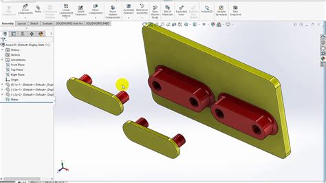 Solidworks Assembly Copy With Mates Youtube