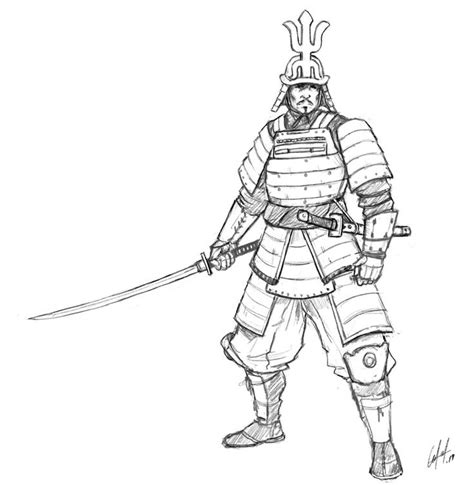 Learn To Draw A Samurai In 9 Easy Steps With Pictures