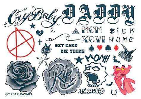 Lil Peep Crybaby Tattoo Font Go Images Web