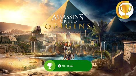 Assassins Creed Origins Bum Conquista Troféu YouTube