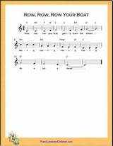 Images of Guitar Tab Row Row Boat