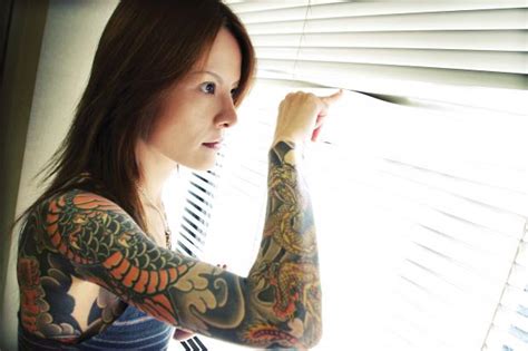 fantastis 29 tato putri yakuza contoh gambar tato