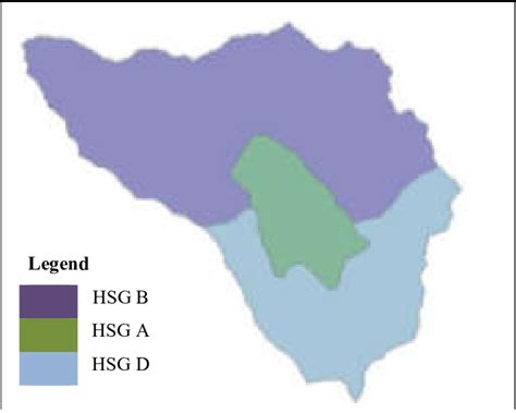 Distribution Of The Hydrologic Soil Group Classification According To