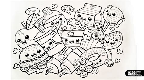 For a great example, you can if you have completely different color combinations and design choices on every page of the website, this. Kawaii Food Coloring Pages - Coloring Home