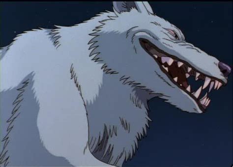 Princess Mononoke Moro The Wolf Laughing Hayao Miyazaki