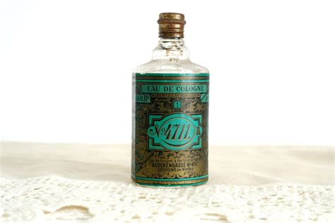 Antique 4711 Eau De Cologne Bottle With Its Original Perfume