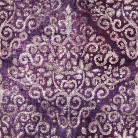 Luxury Purple And Tan Damask Seamless Pattern Stock Image Image Of