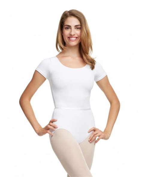 Capezio Tc0054w Short Sleeve Balletpakje Danstheaterwinkel