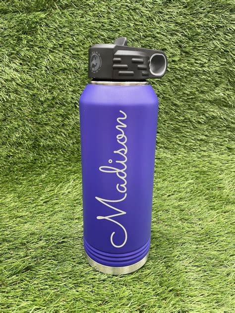 Personalized Water Bottles Custom Logo Stainless Steel Etsy