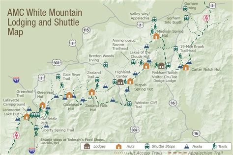 White Mountain New Hampshire Hut To Hut Trail With A