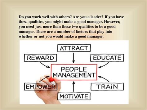 The Ideal Manager And Hisher Professional Qualities