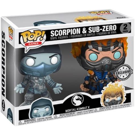 Figurine Funko Pop Scorpion And Sub Zero Mortal Kombat 0