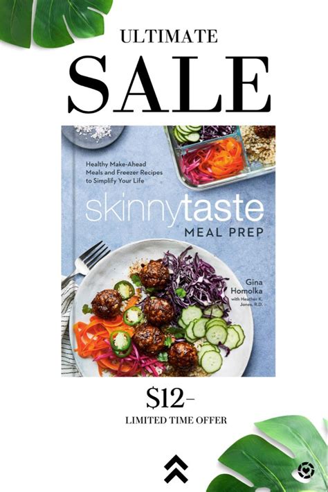 Skinnytaste Meal Prep Cookbook Sale Meal Prep Cookbook Skinny Taste