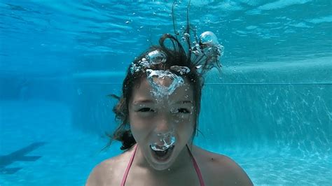 Underwater Swimming Pool Games Kids Swimming Underwater Fun Youtube