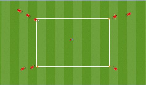 Footballsoccer Switch Of Play Passing Drill Tactical Inventive Play